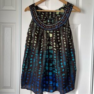 Lane Bryant Sleeveless Patterned Top